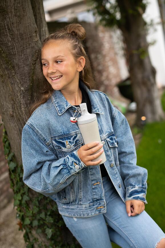 Plopp To Go Organic Nature Boca za vodu siva