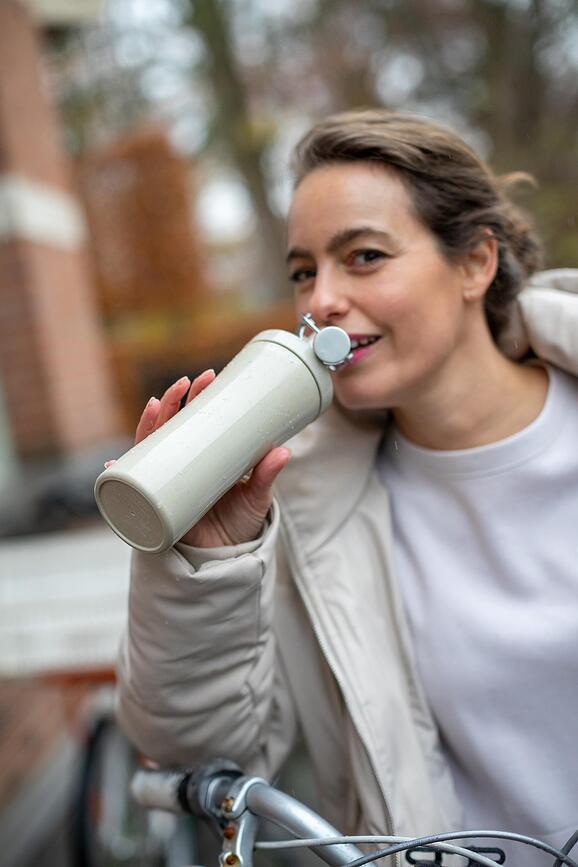 Plopp To Go Organic Nature Boca za vodu siva