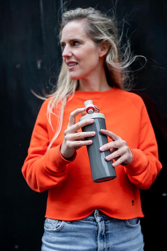 Plopp To Go Organic Nature Boca za vodu siva