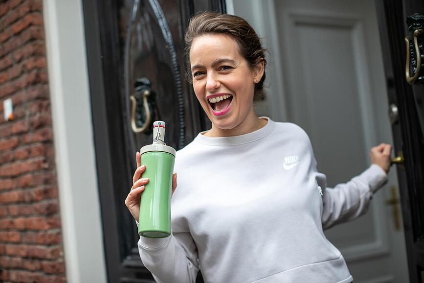 Plopp To Go Organic Nature Boca za vodu siva