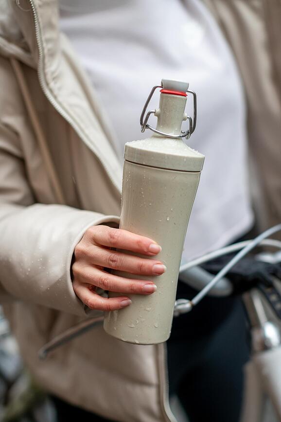 Plopp To Go Organic Nature Gourde, bleue