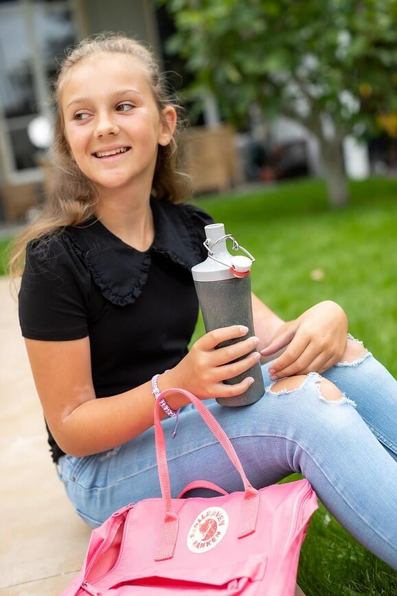 Plopp To Go Organic Nature Μπουκάλι Νερού, γκρι