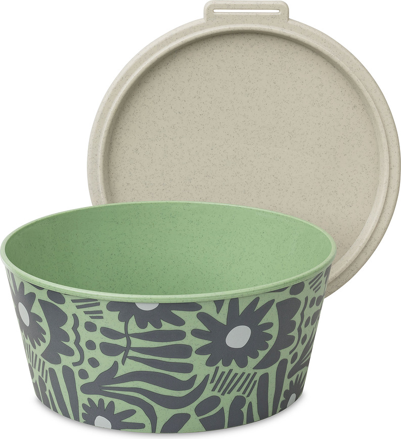 Posoda za malico Blomster Box Bloom 2,2 l, zelena