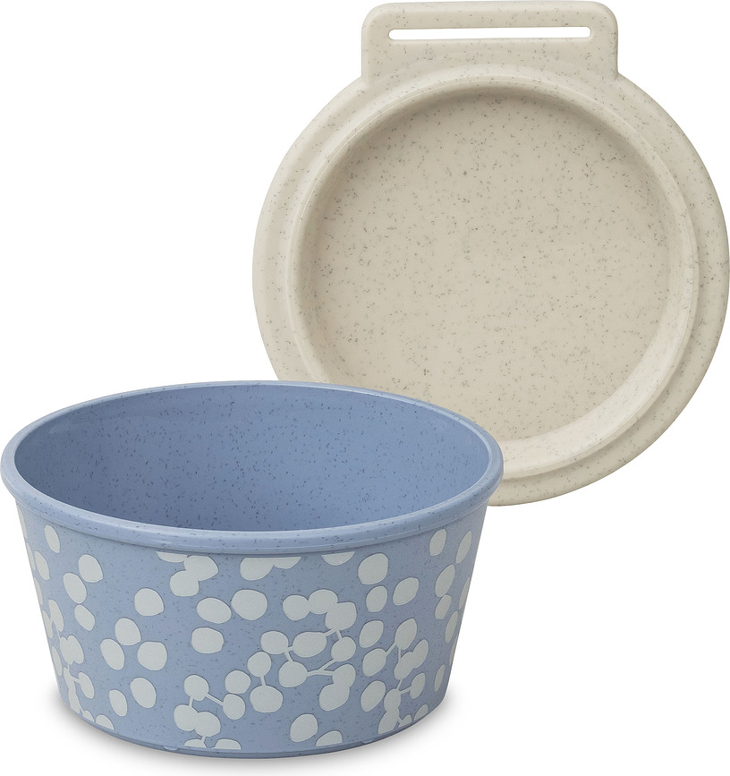 Posoda za malico Blomster Box Dot 250 ml, modra