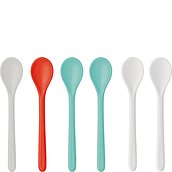 Rio Spoons grey mint orange white 6 pcs