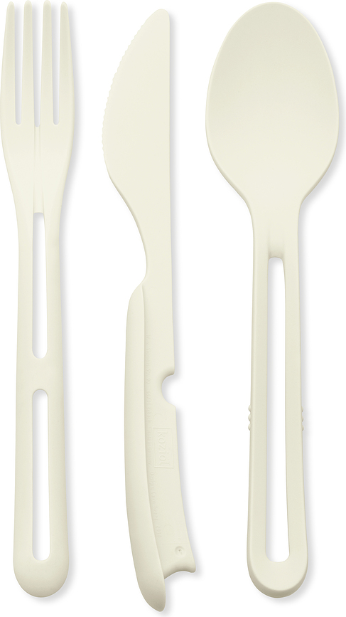 Set de cubiertos Klikk, azul marino, 3 piezas