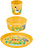 Set de Vajilla infantil Connect Organic Africa, de 3 piezas