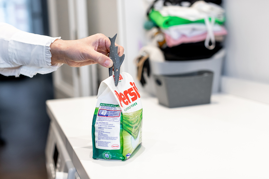 Sharky Recycled Sponke za vrečke za živila, sive in bež, 20 kosov