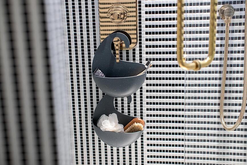 Surf Recycled Étagère pour salle de bain M, blanche