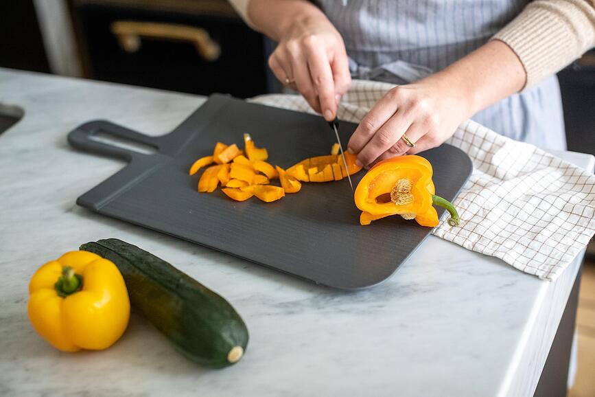 Tabla de cortar Snap Organic Nature, tamaño L, color arena