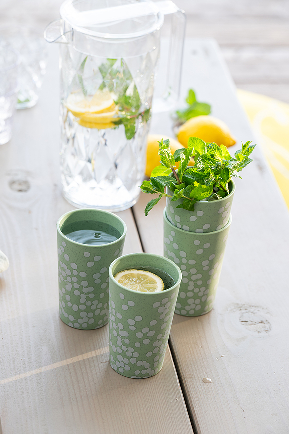 Tasse Blomster Cup 350 ml, bleue