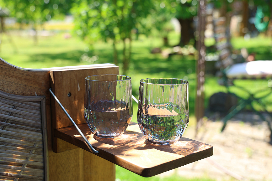 Tasses Club No. 23 200 ml, rose transparent, lot de 2