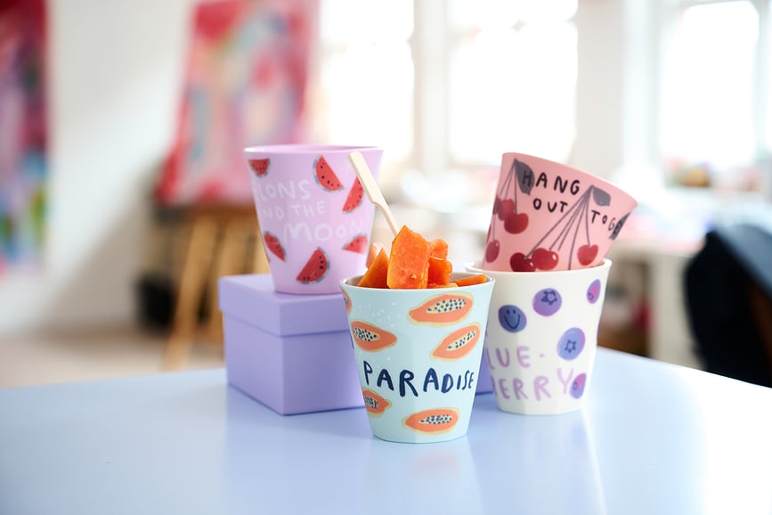 Taza Nora Cup M Juicies Blueberry 300 ml