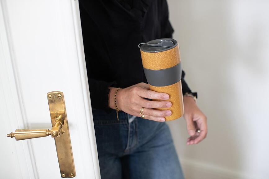 Vaso Térmico Aroma To Go Organic Nature, XL, color arena