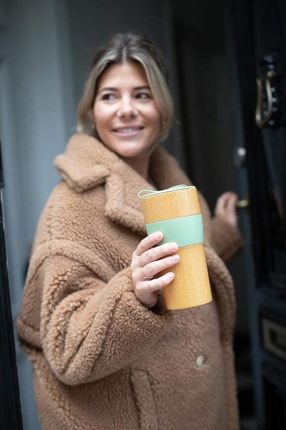 Vaso Térmico Aroma To Go Organic Nature, XL, color arena