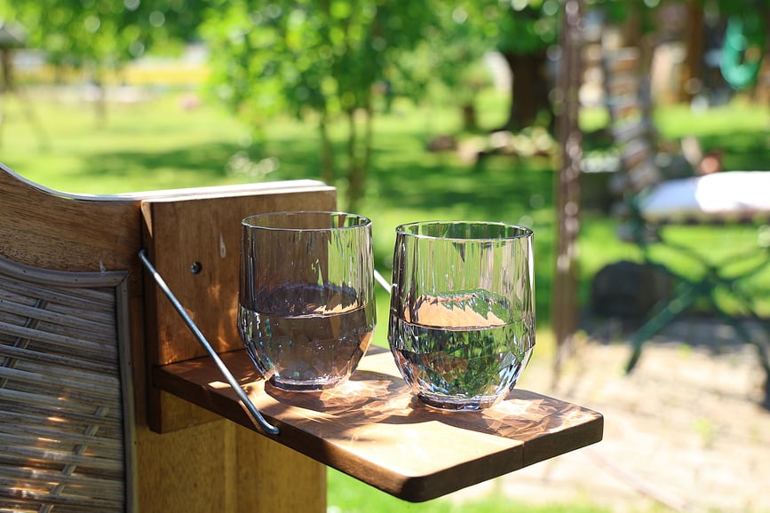 Tazas Club No. 23 200 ml, rosa transparente, 2 unidades