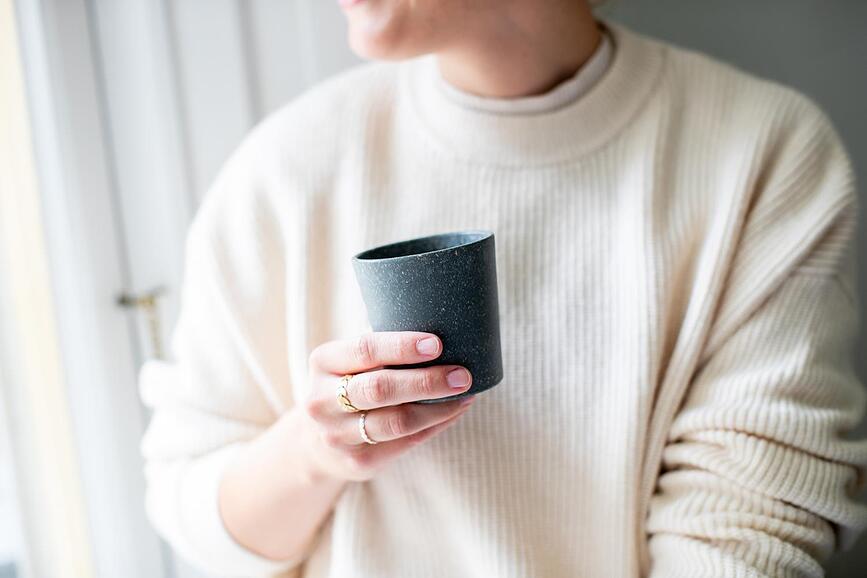 Tazas Connect Organic Nature S, color arena, Pack de 4 unidades