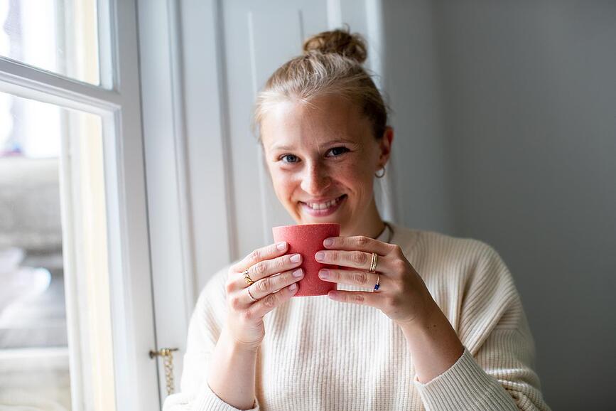 Tazas Connect Organic Nature S, color arena, Pack de 4 unidades