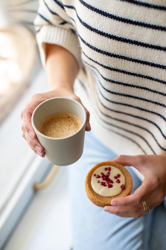 Tazas Connect Organic Nature S, color arena, Pack de 4 unidades