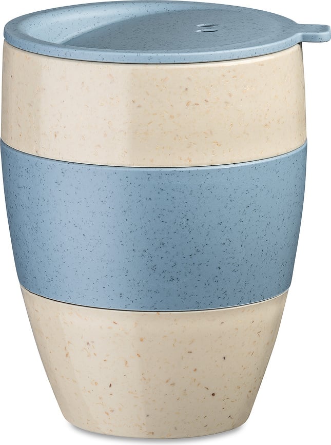 Tazza termica Aroma To Go 2.0 Organic Nature 400 ml azzurra
