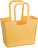 Τσάντα Tasche XL παστέλ κίτρινο