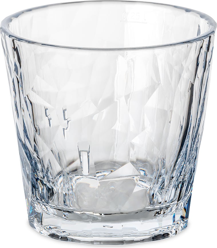 Vasos Club No. 22 Superglas 250 ml, transparente, 2 unidades