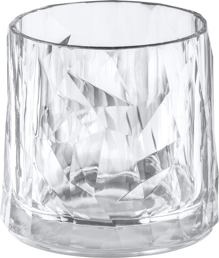 Vasos de Superglas Club No. 2, transparentes, Pack de 2