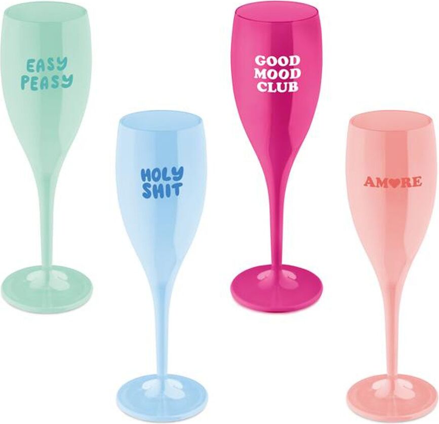 Verres à vin Club No. 1 Color Up, lot de 4