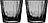 Verres Club No. 22 250 ml, gris foncé, lot de 2