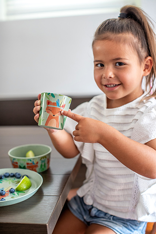 Zestaw naczyń dziecięcych Connect Organic 3 el.