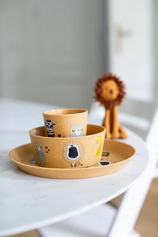 Zestaw naczyń dziecięcych Connect Organic 3 el.