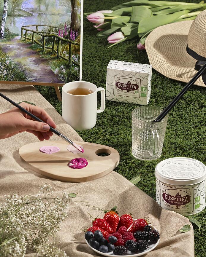 Organic White Berries Beli čaj, bio, v muslin vrečkah, 20 kosov