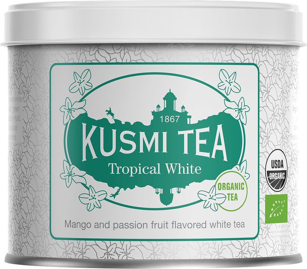 Čaj Tropical White plechovka 90 g