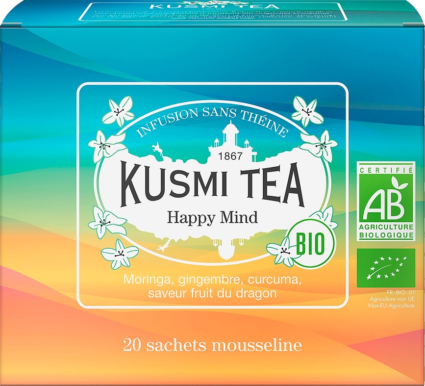 Happy Mind Thé bio, 20 sachets