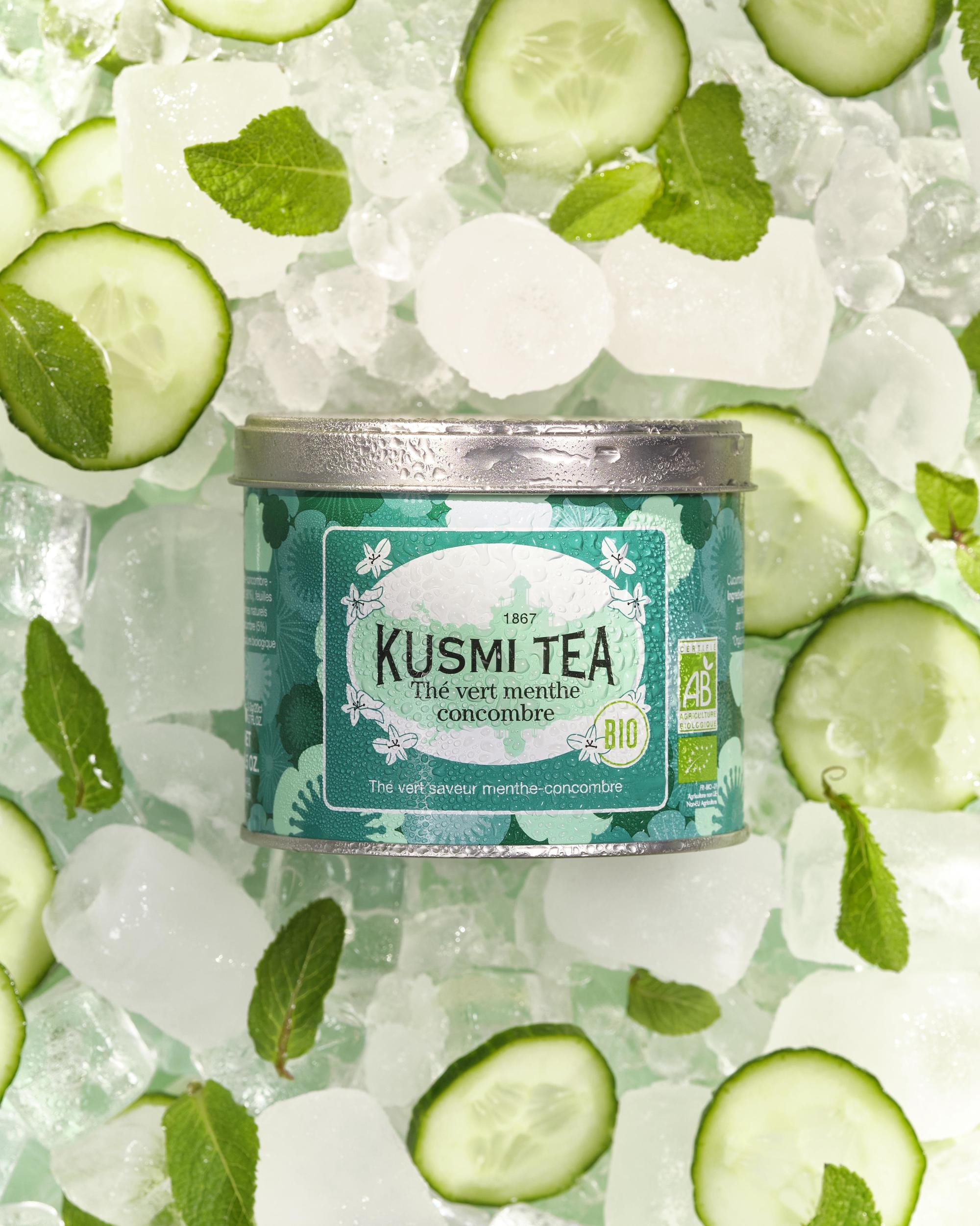 Thé vert menthe concombre BIO - Kusmi Tea
