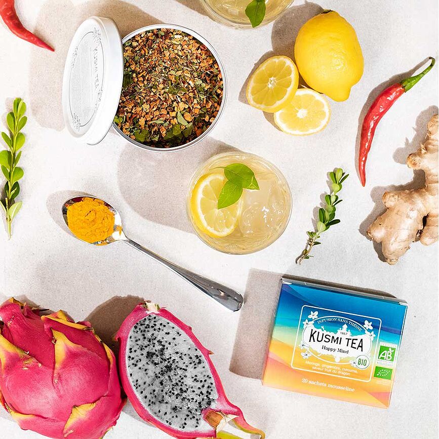 Té de hierbas ecológico Happy Mind, 20 bolsitas