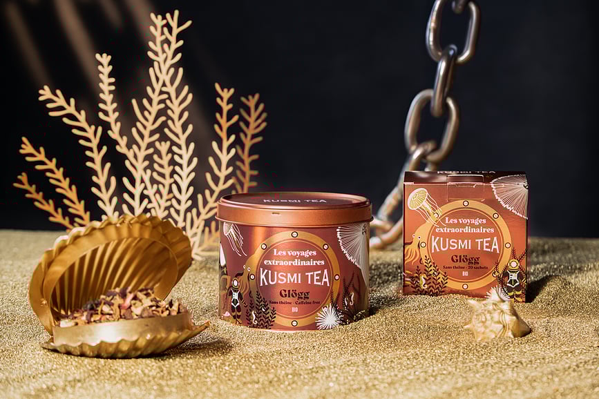 Infusión de hierbas ecológica Organic Glögg, de naranja, en bolsitas de muselina, sin cafeína, 20 unidades