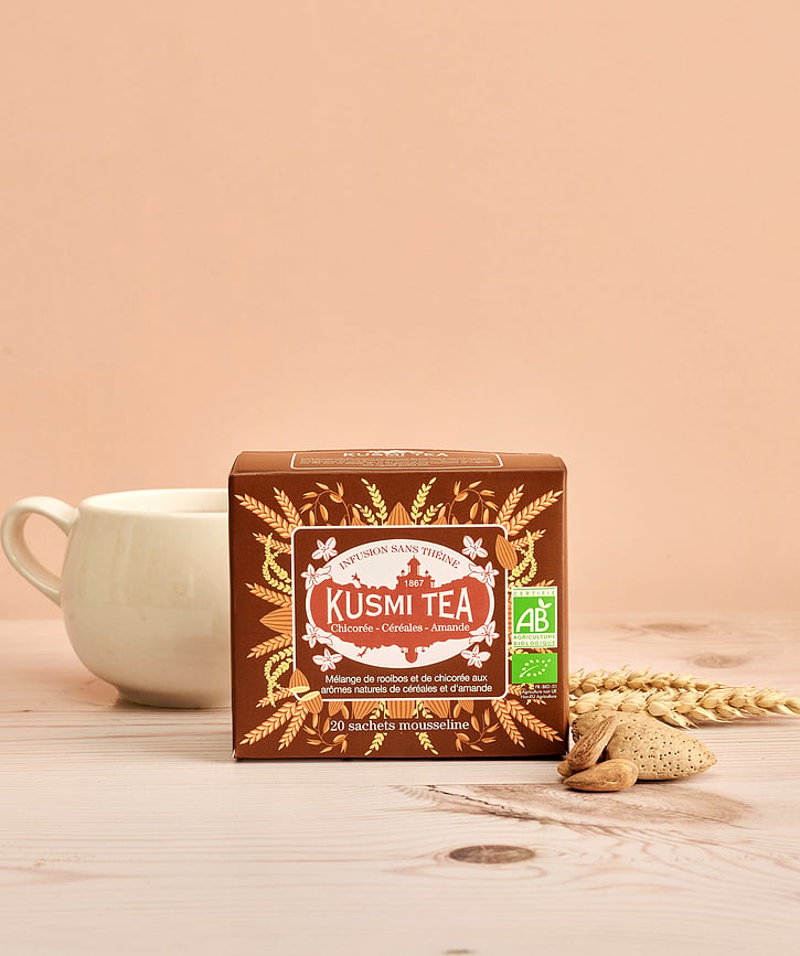 Infusion Organic Chicory Cereals Almond i musselinposer, 20 stk.