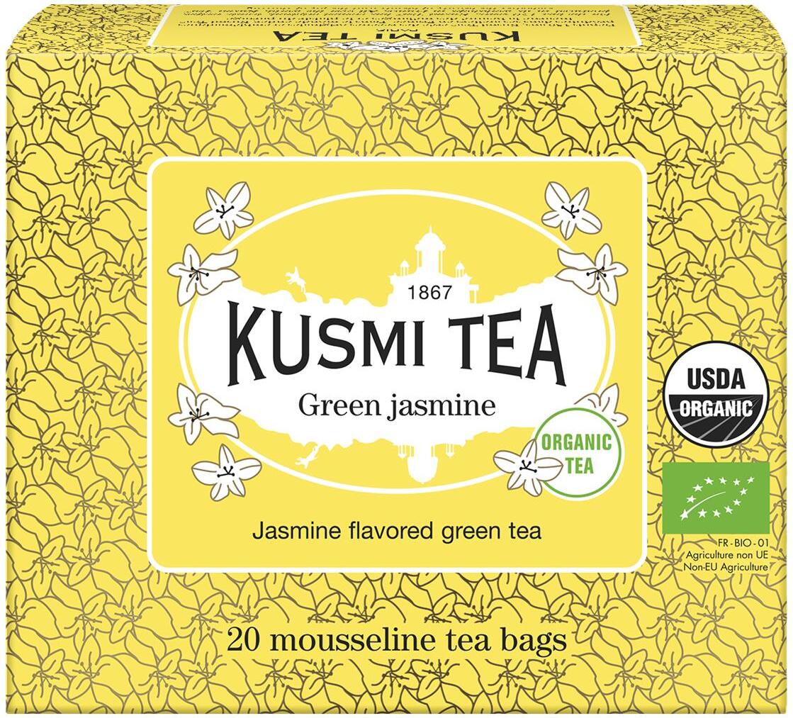 Jasmine Green Tea Grüner Tee mit Jasmin in Musselin-Beuteln 20 St.