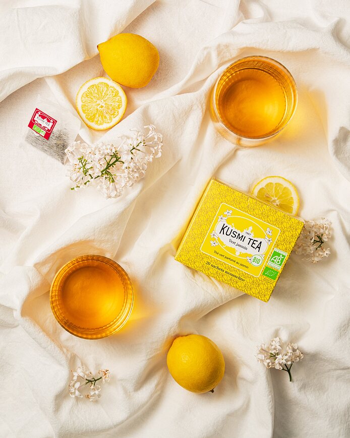 Jasmine Green Tea Čaj, zeleni jasminov, v muslin vrečkah, 20 kosov