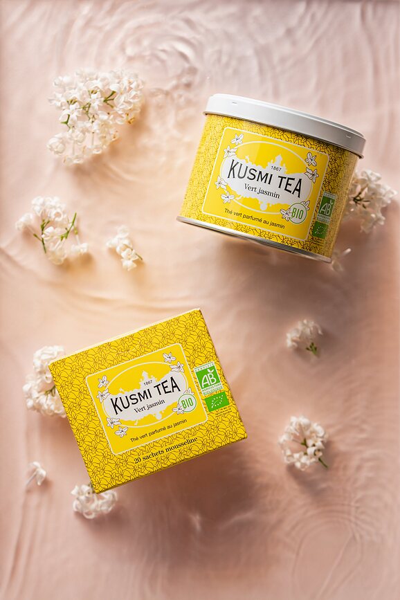 Jasmine Green Tea Čaj, zeleni jasminov, v muslin vrečkah, 20 kosov