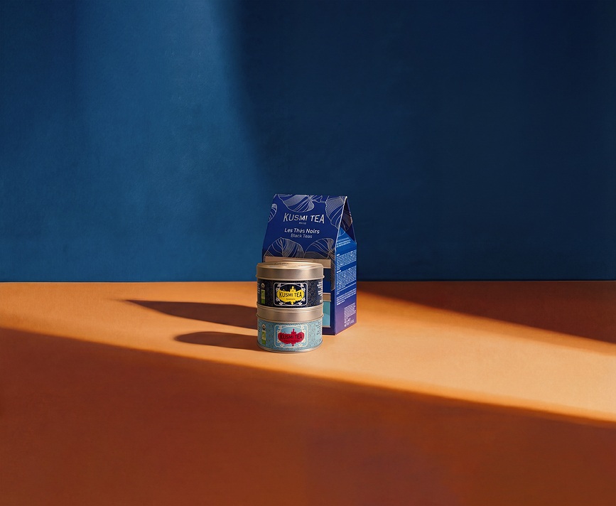 Juego de Tés negros bio Kusmi Anastasia & Prince Vladimir Miniatures, 2 unidades