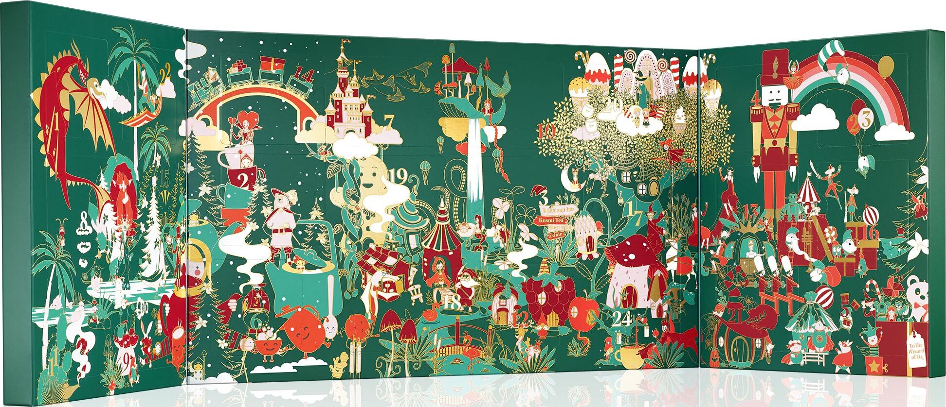 Kusmi Advent calendar green limited edition - 21211A2500