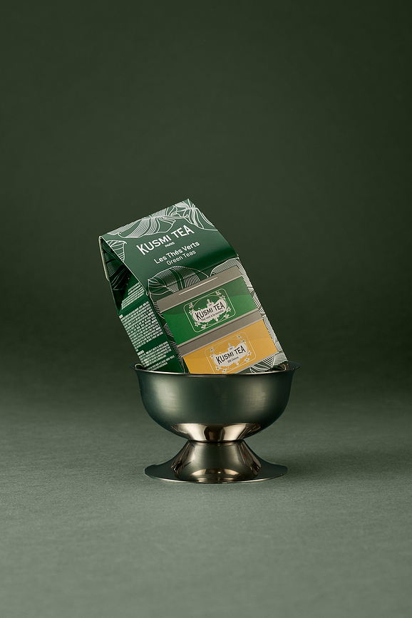 Kusmi BB Detox & Spearmint Miniatures Coffret de Thés Verts, biologique, Lot de 2