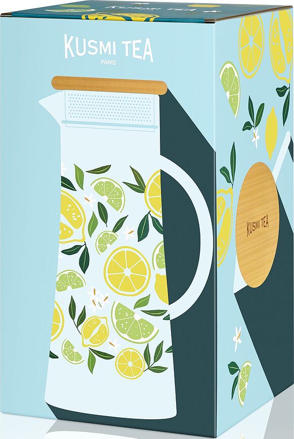 Kusmi Carafe à Thé Glacé avec infuseur, 1,2 L