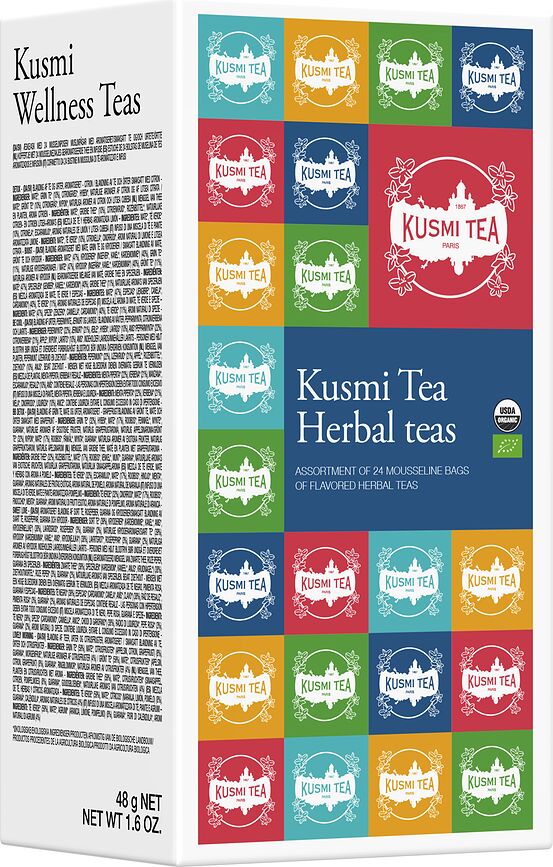 Kusmi Herbal Set čajev bio, v vrečkah, 24 kosov