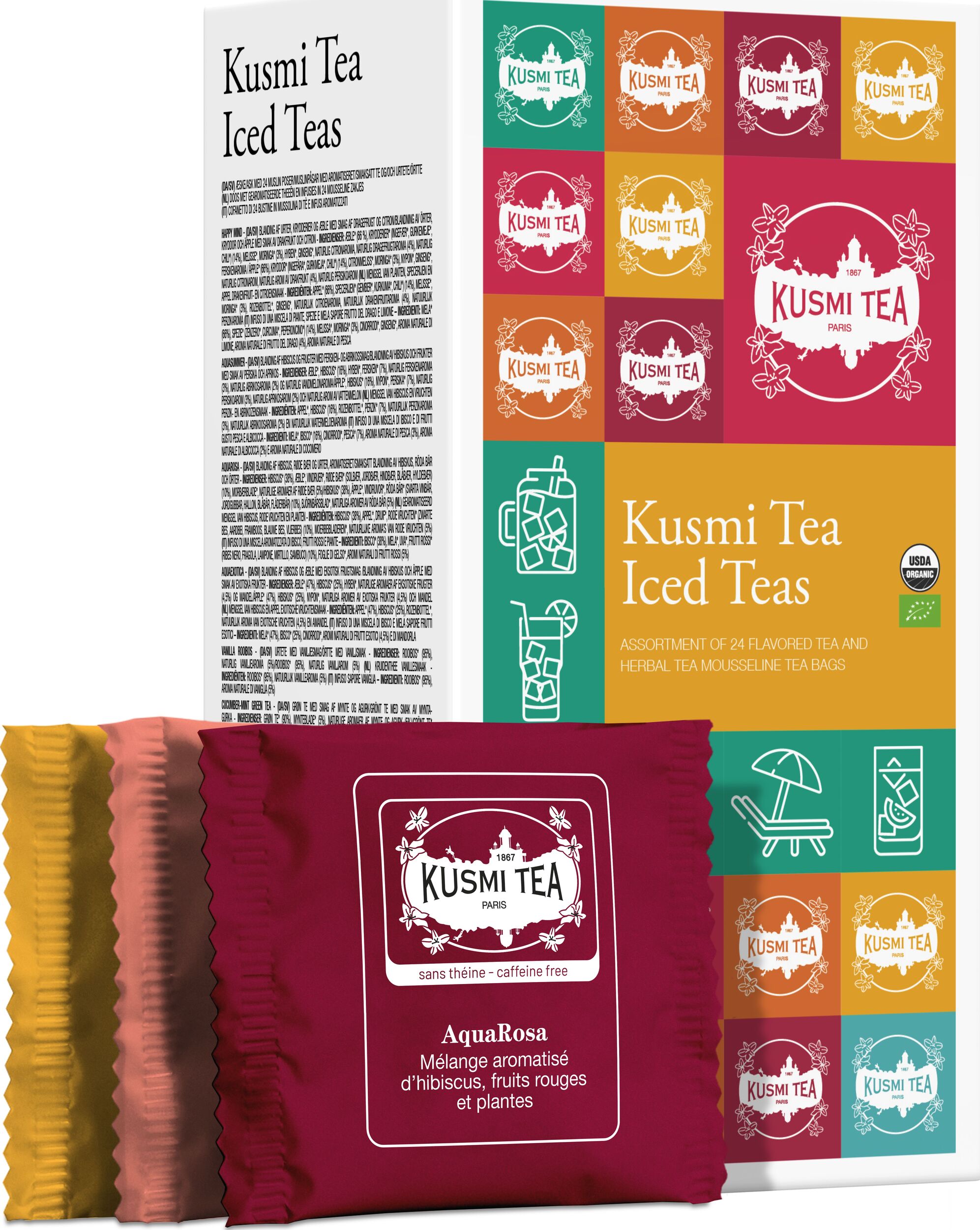 Kusmi Iced Teas Bio-Teeset in Beuteln 24 St.