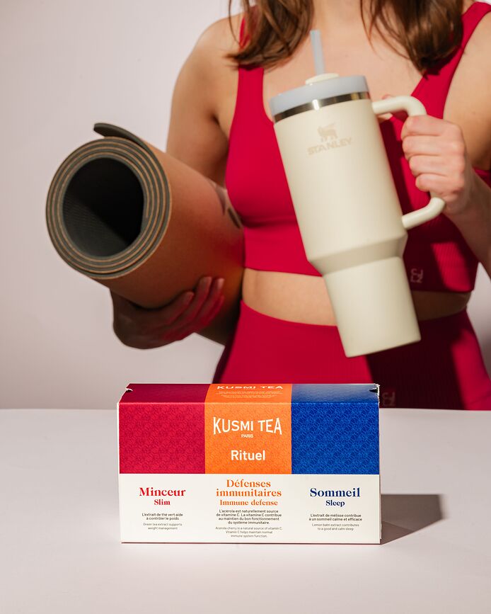 Kusmi Ritual Assortiment de Thés biologiques en sachets, Lot de 24