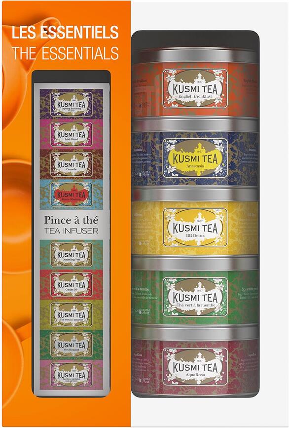 Kusmi The Essentials Tea service 5 x 20 g with infuser