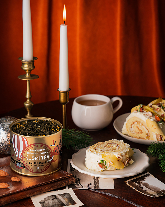 Le Dessert Thé Vert biologique, 90 g, édition spéciale, en boîte dorée